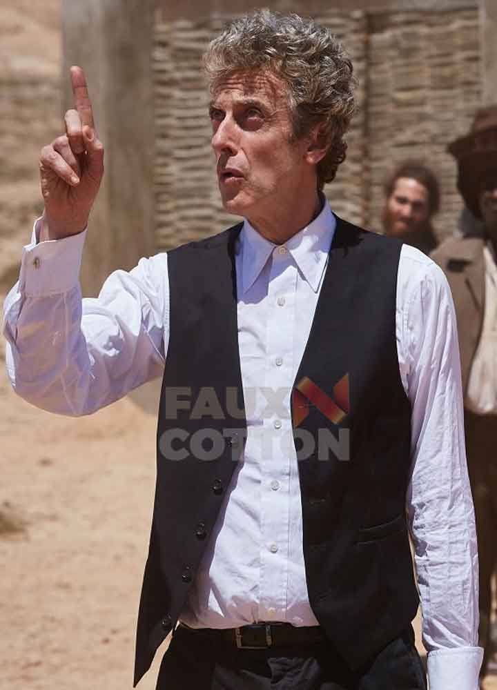 Doctor Who Peter Capaldi Black Cotton Vest